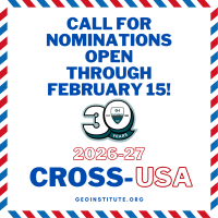 Call for Nominations: Cross-USA Lecturer 2026-2027