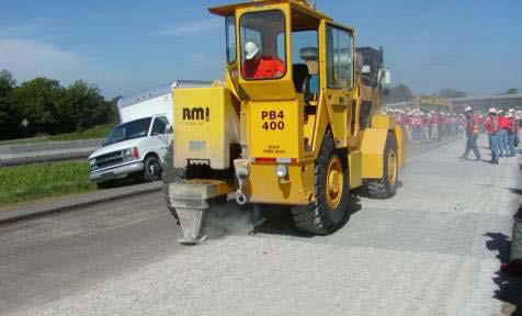Rubblization using RMI Resonant Breaker.Courtesy of Resonant Machines, Inc.