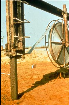 Inserting the Mandrel into the Ground Courtesy of Geotechnics B.V. Inserting the Mandrel into the Ground Courtesy of Geotechnics B.V.