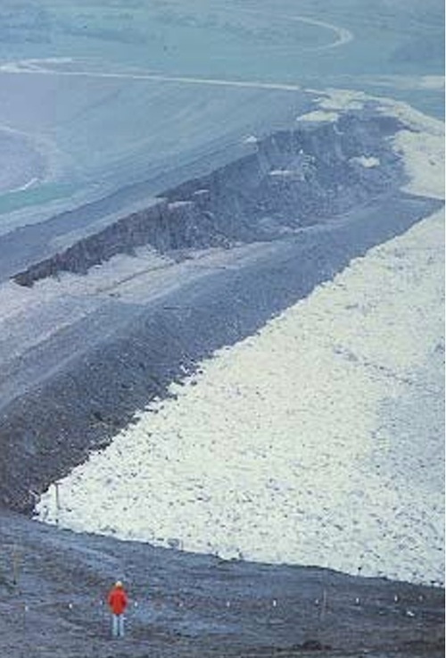 Aerial color photograph