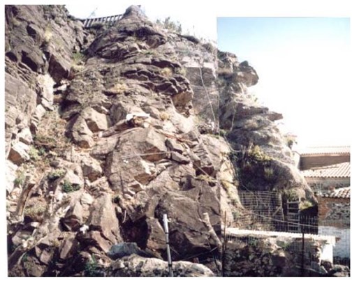 Rock Face of Eastern Section