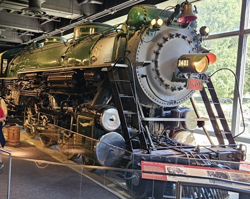 Color photograph of locomotive
