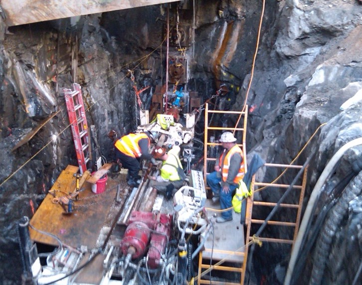 Freeze Pipe Installation High Speed Coring Rig