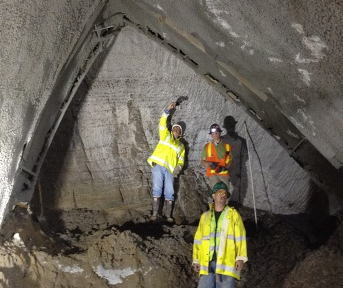 Sequential Excavation Method in Frozen Tunnel